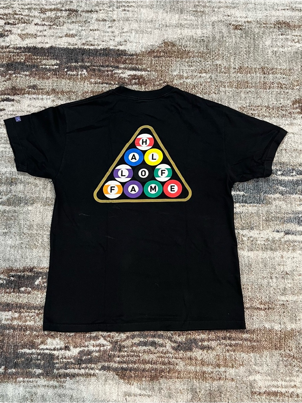 HALL OF FAME Billiards Back Big Logo Tee Shirt